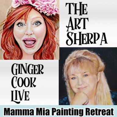 The Art Sherpa Retreat with guest Ginger Cook - ALL INCLUSIVE ARTIST TICKET